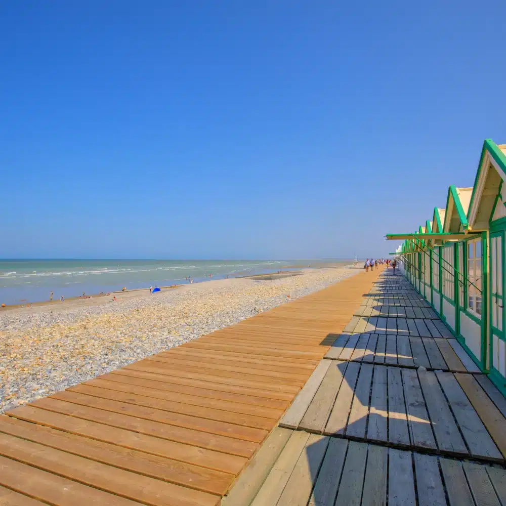 le chemin de planches de Cayeux-sur-Mer, le plus long d'Europe