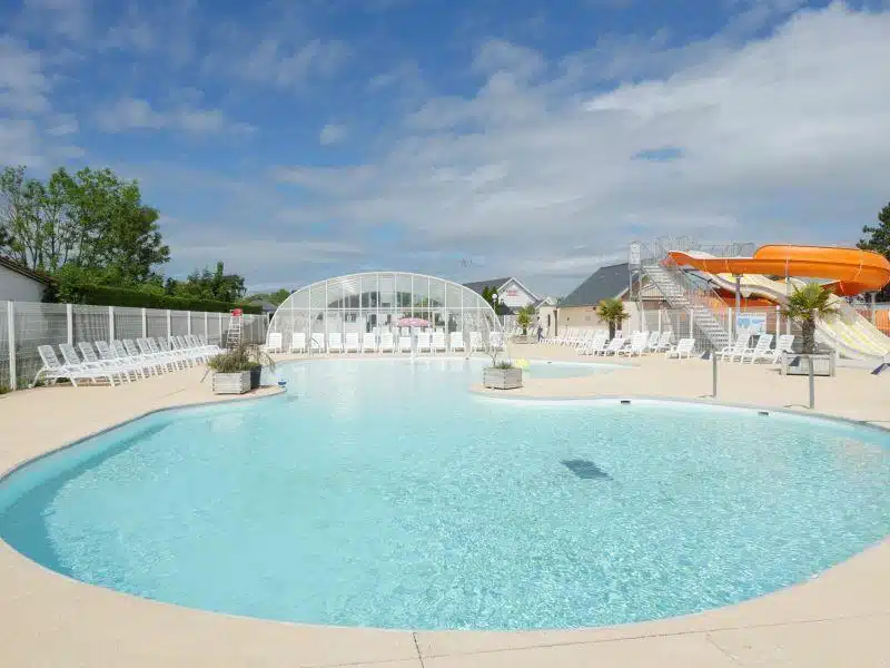 camping familial avec espace aquatique à Fort-Mahon Plage avec piscine couverte et chauffée