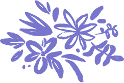 Dessins de fleurs en violet