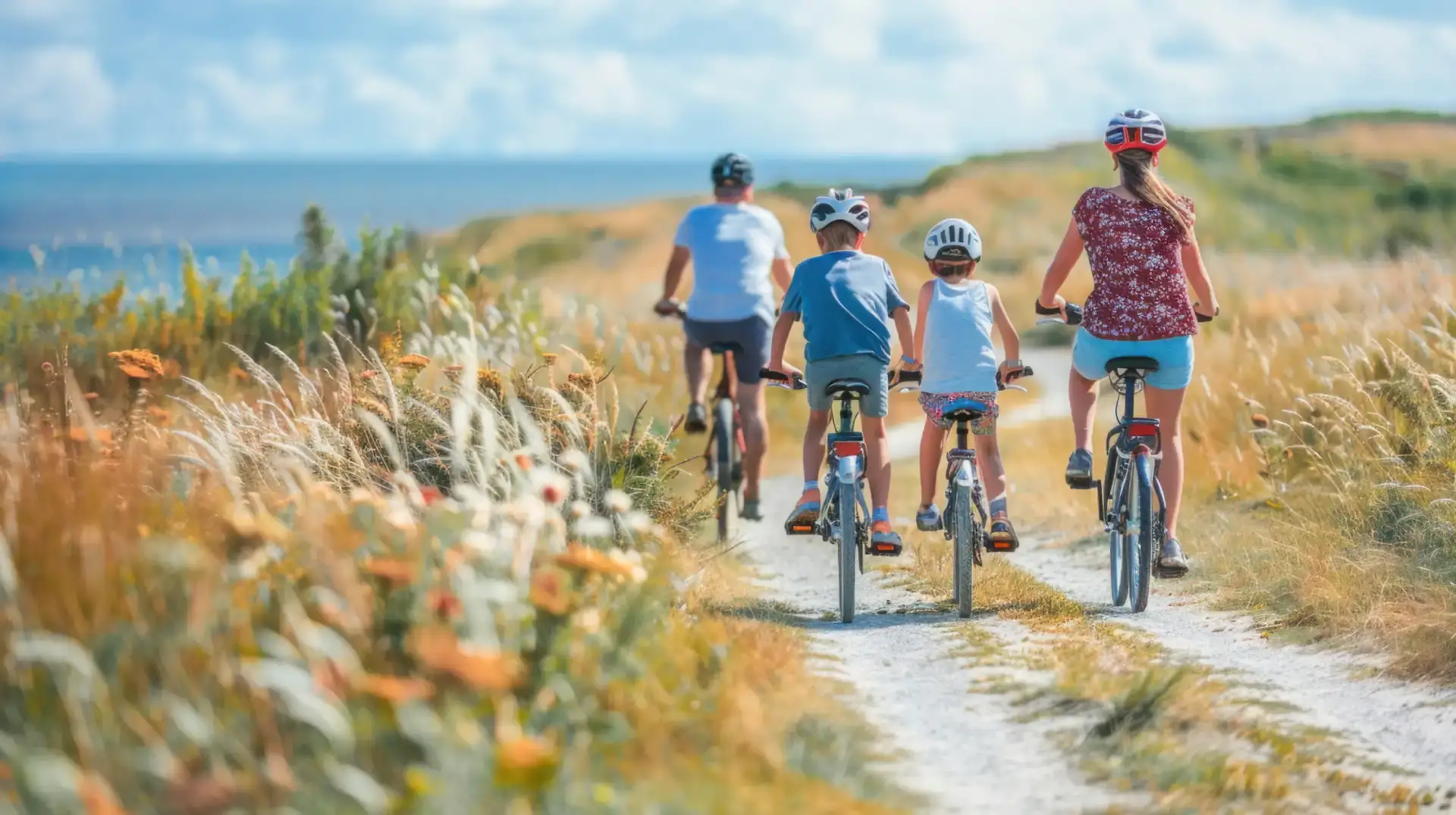 les itinéraires à vélo mènent jusqu'à la pointe du Hourdel ou vers le parc du Marquenterre